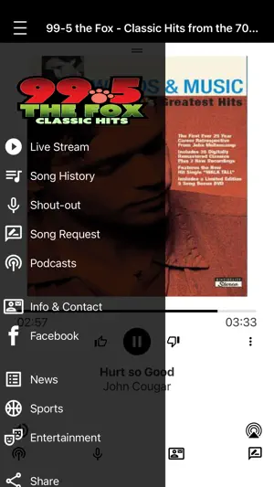 99.5 The Fox. screenshot 2