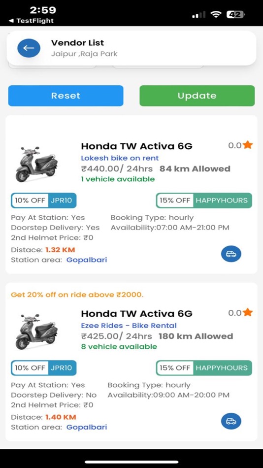 #5. EzeeGo - Let's Commute (iOS) 由: Rahul Sharma