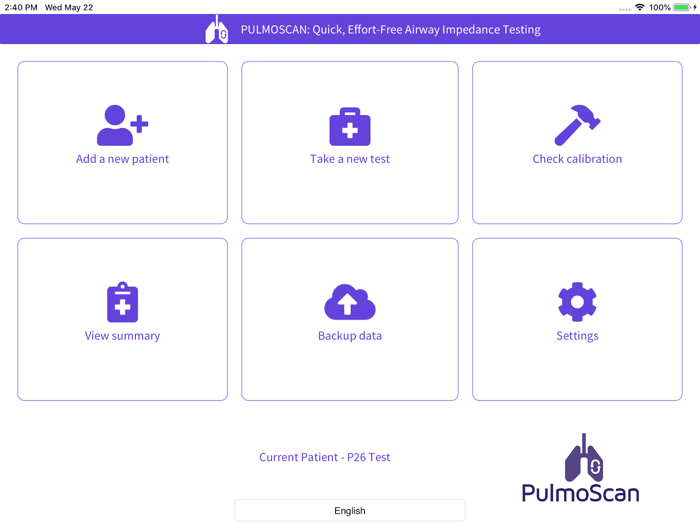 PulmoScan Clinic App