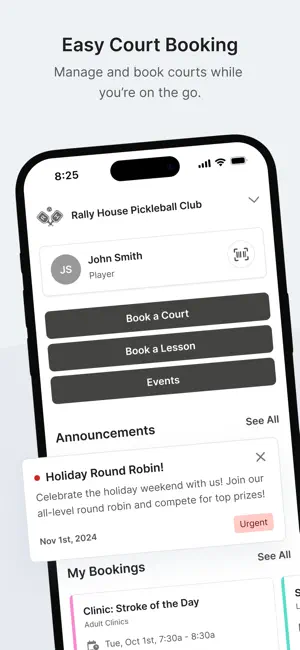 Rally House Pickleball Club screenshot 2