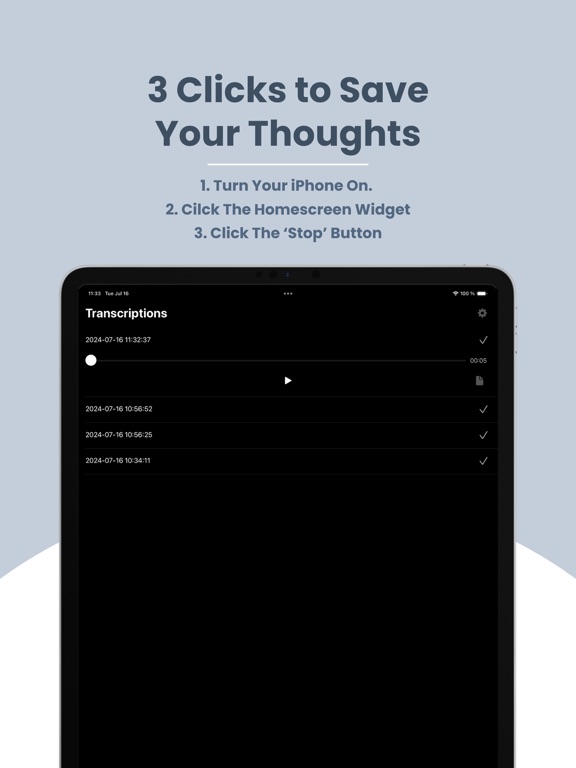Screenshot #6 pour Whoice Widget - Transcriptions