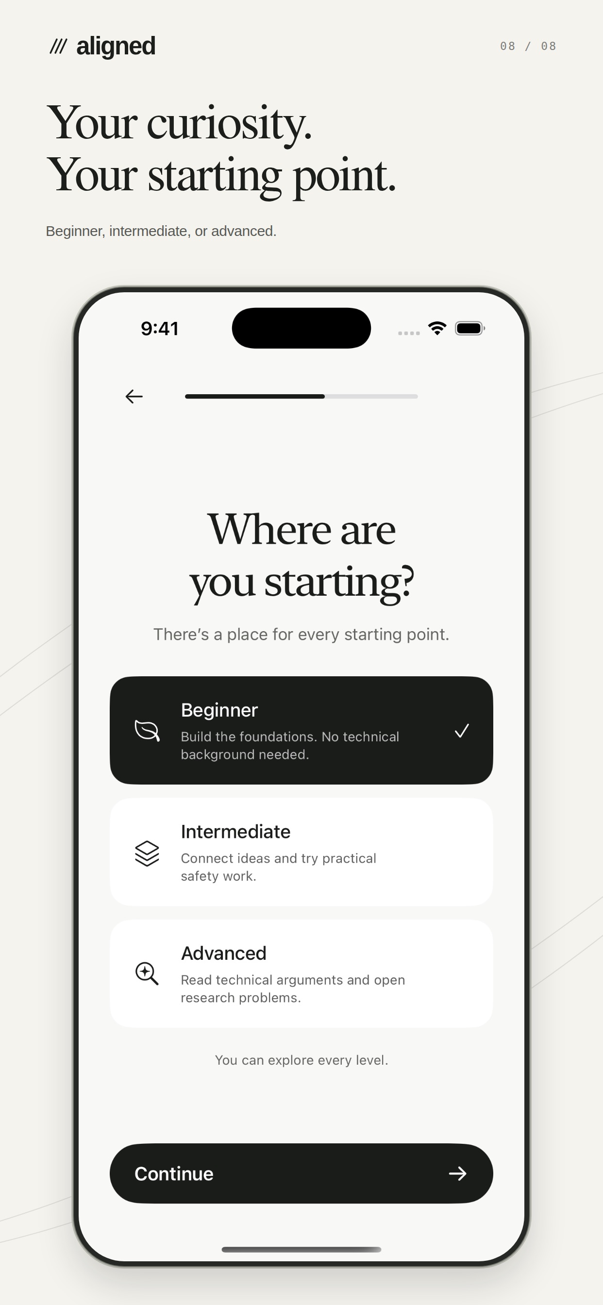 Screenshot 8 of Aligned: AI Safety Community