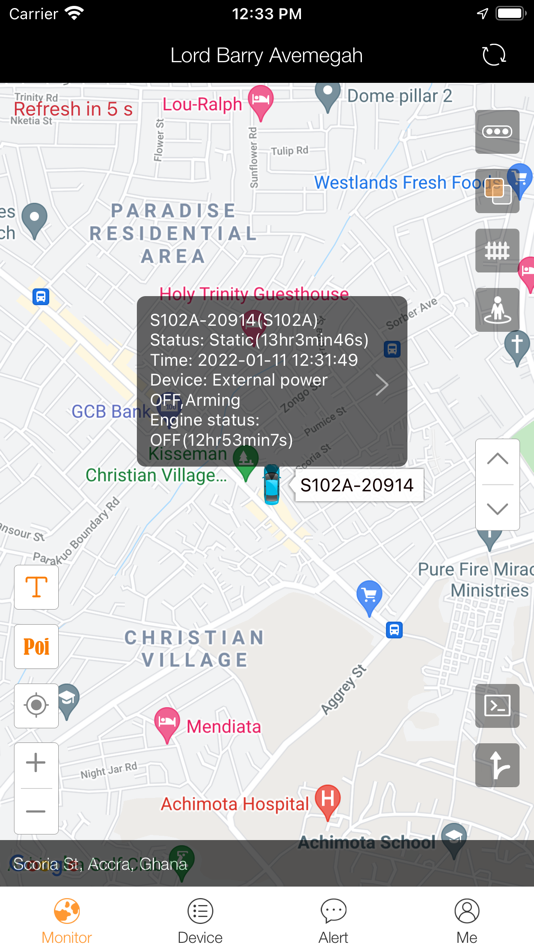 #5. AUTOSURVEIL GPS (iOS) 由: Barry Avemegah