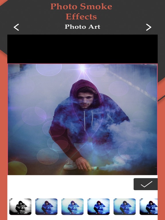 Screenshot #6 pour Photo Art - Smoke Effects