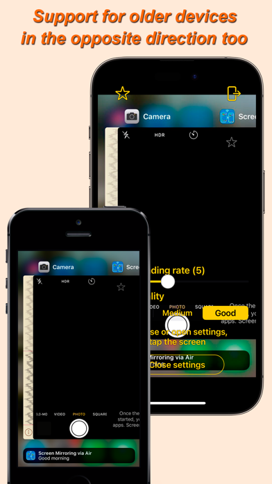 Screen Mirroring to iPhone Screenshot
