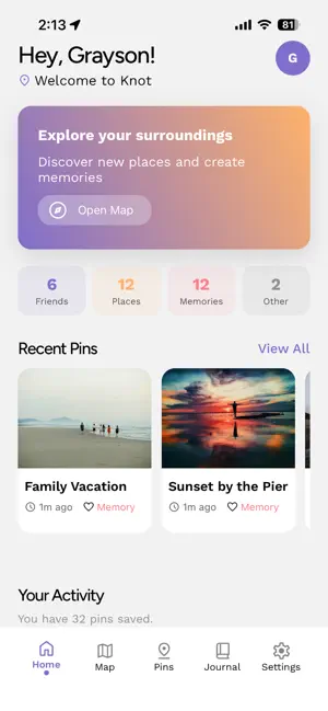 Knot – Personal Map screenshot 1