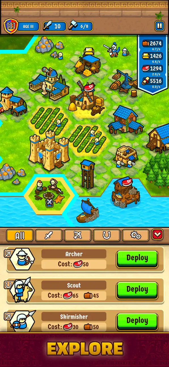 Rise of Hexpires: New Age Hack screenshot 2 - iOS game interface