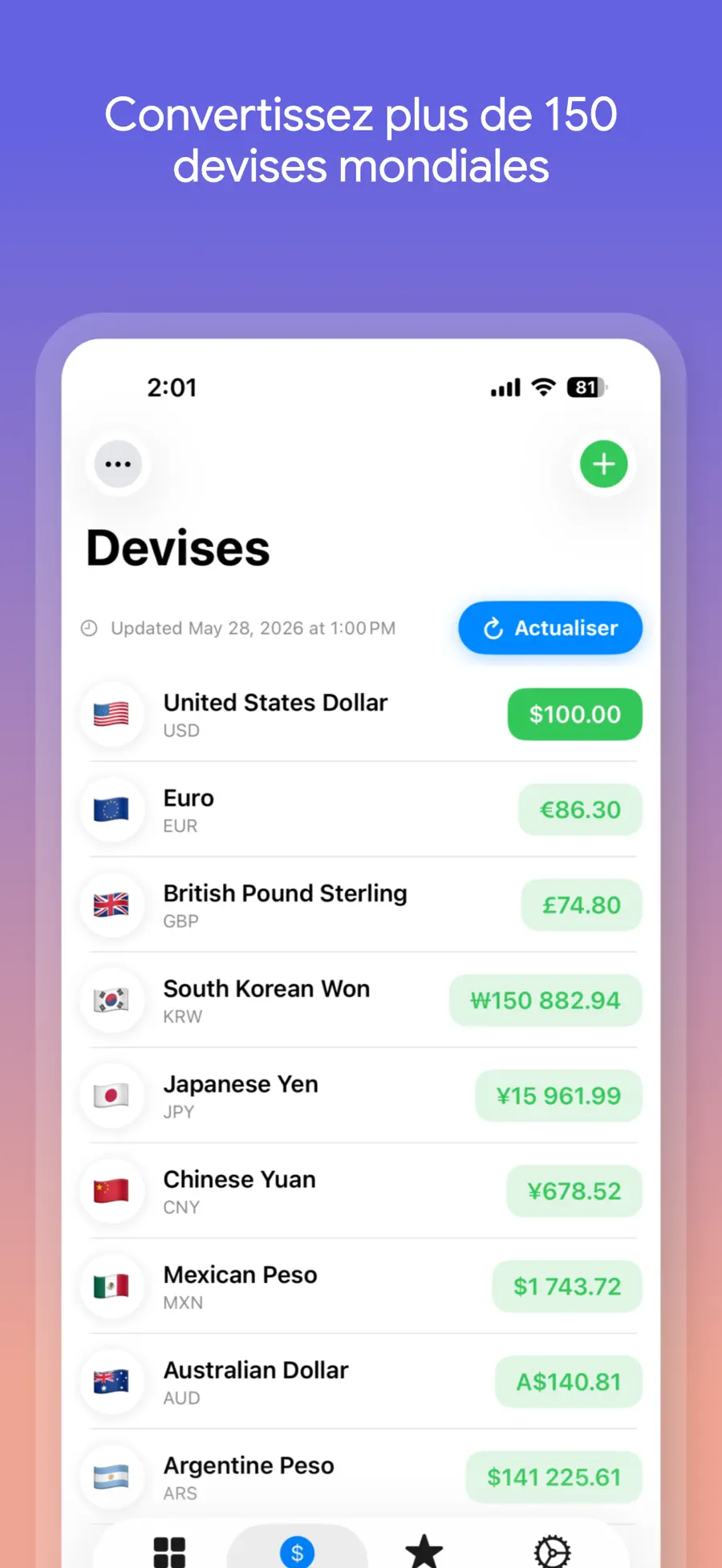 Convertisseur d'unités + screenshot 3