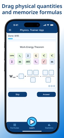 Physics. Trainer App Screenshot 3 of 4