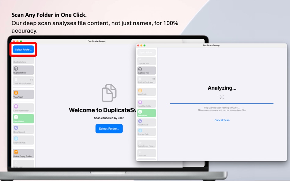 #2. DuplicateSweep (macOS) De: SyCIS Ltd