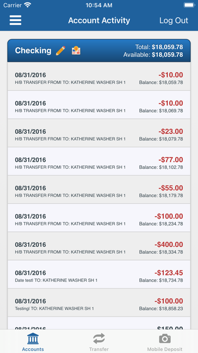 Longshore FCU Mobile Screenshot