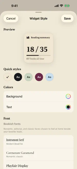 Reading Goals screenshot 2