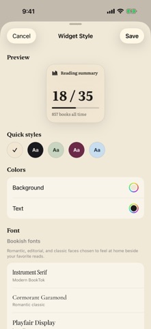 Reading Goals Screenshot 2 of 5