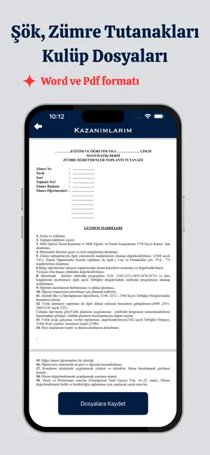 Kazanımlarım・Öğrenme Çıktıları screenshot 3