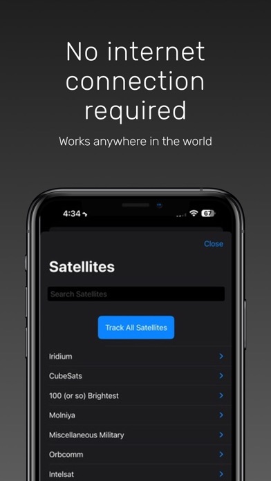 Cosmotrak - Satellite Tracker Screenshot