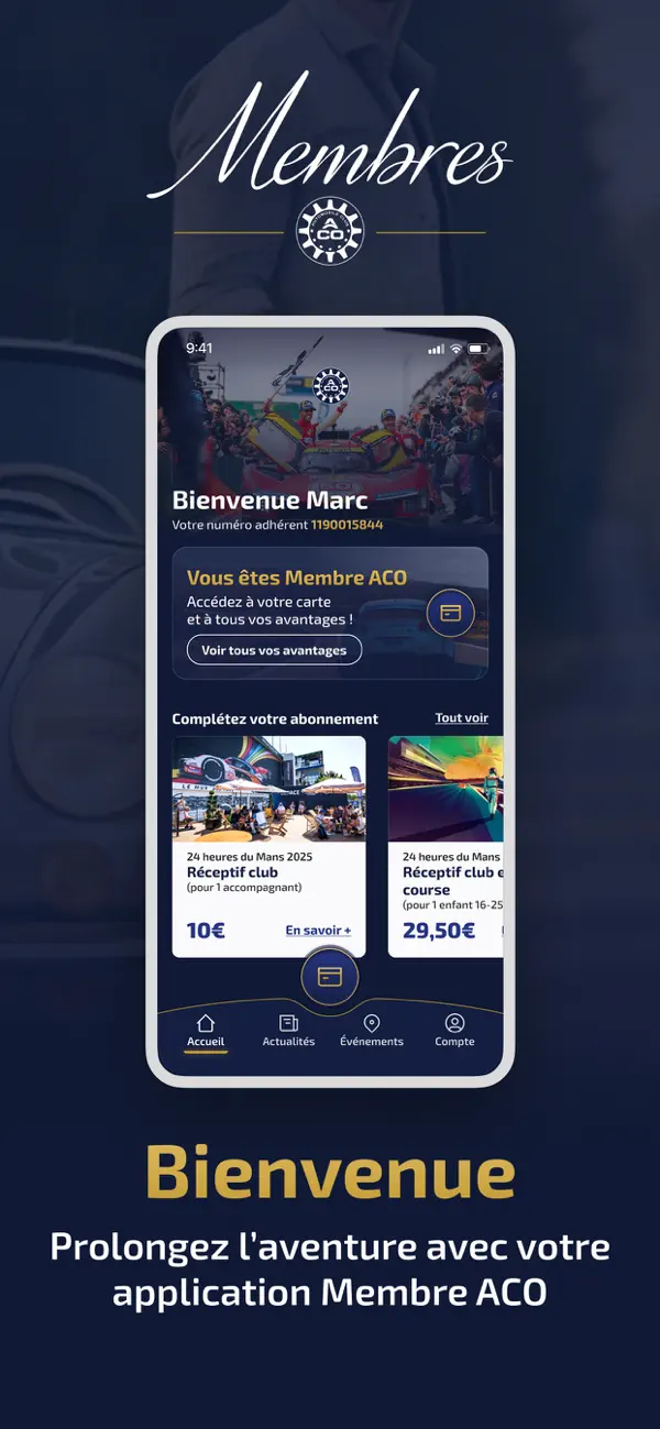 Screenshot #1 pour Membres ACO
