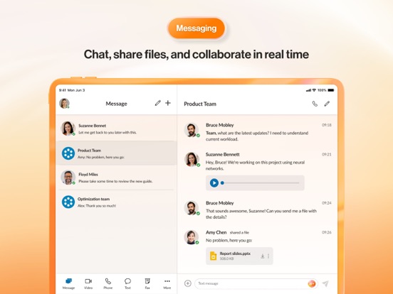 RingCentral iPad screenshot 5 - Business app