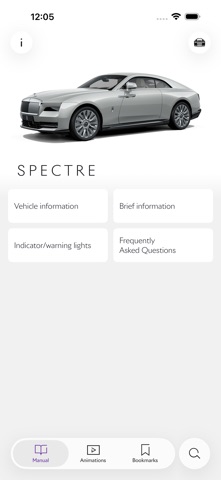 Rolls-Royce Vehicle Guide Screenshot 1 of 3
