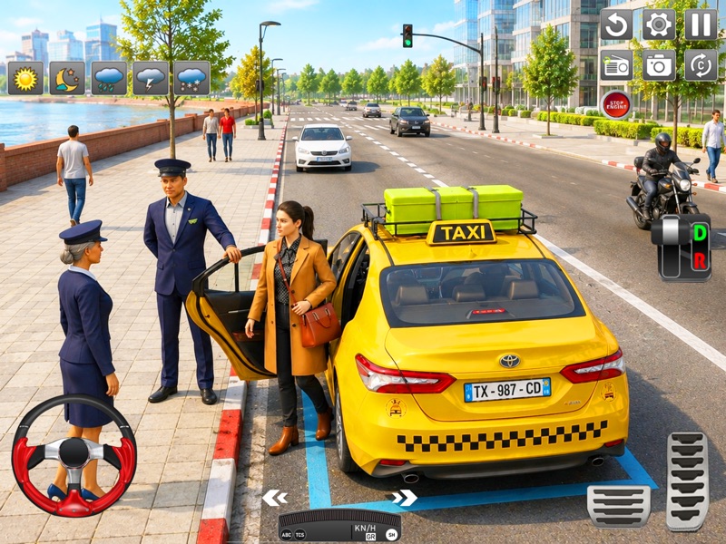 Miami Taxi Simulator Car Games screenshot 4