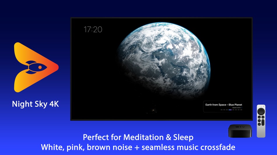 #5. Night Sky 4K - Space Ambience (iOS) By: Igor Bidenko