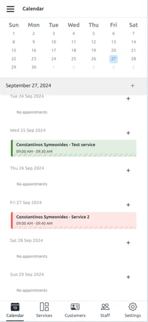 Manito Appointments screenshot 2