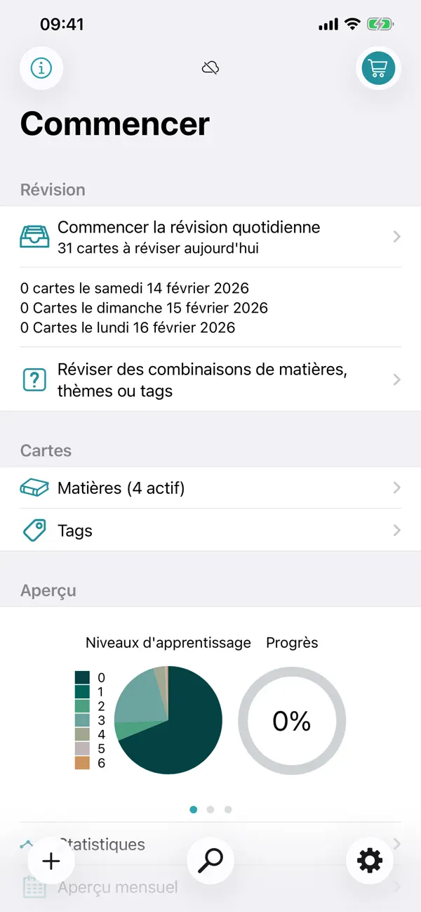 Screenshot #1 pour FlashBuddy - Cartes Mémo