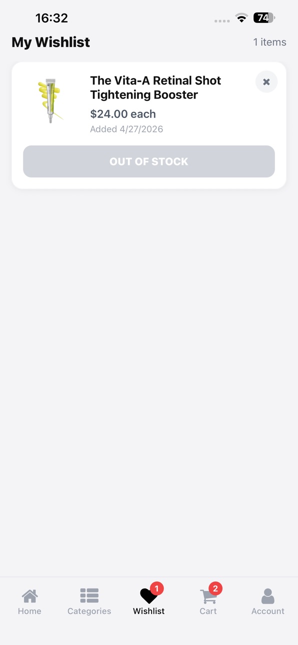 iPhone screenshot