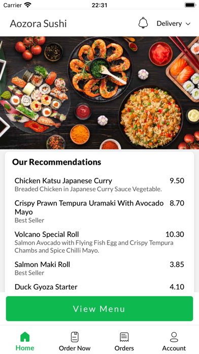 Aozora Sushi Screenshot