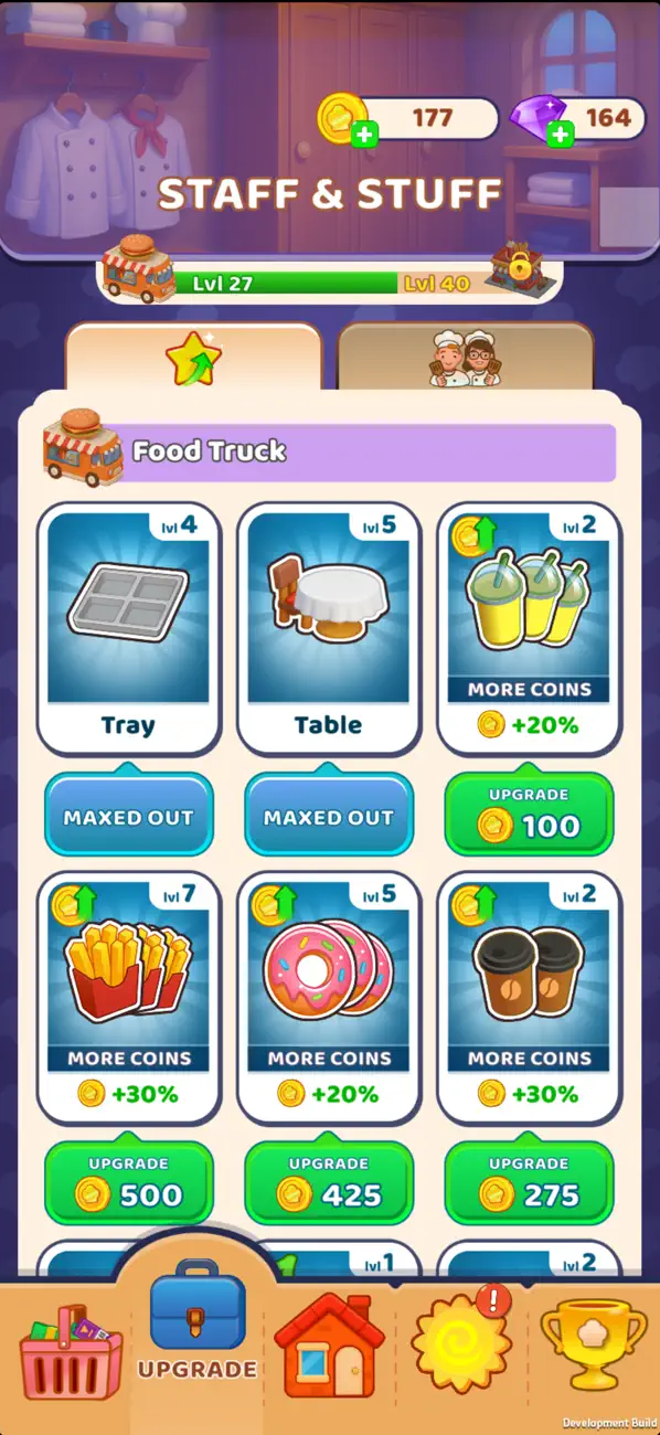 Nom Nom Town: Restaurant Game iOS Mod IPA screenshot 3 - iOS game interface