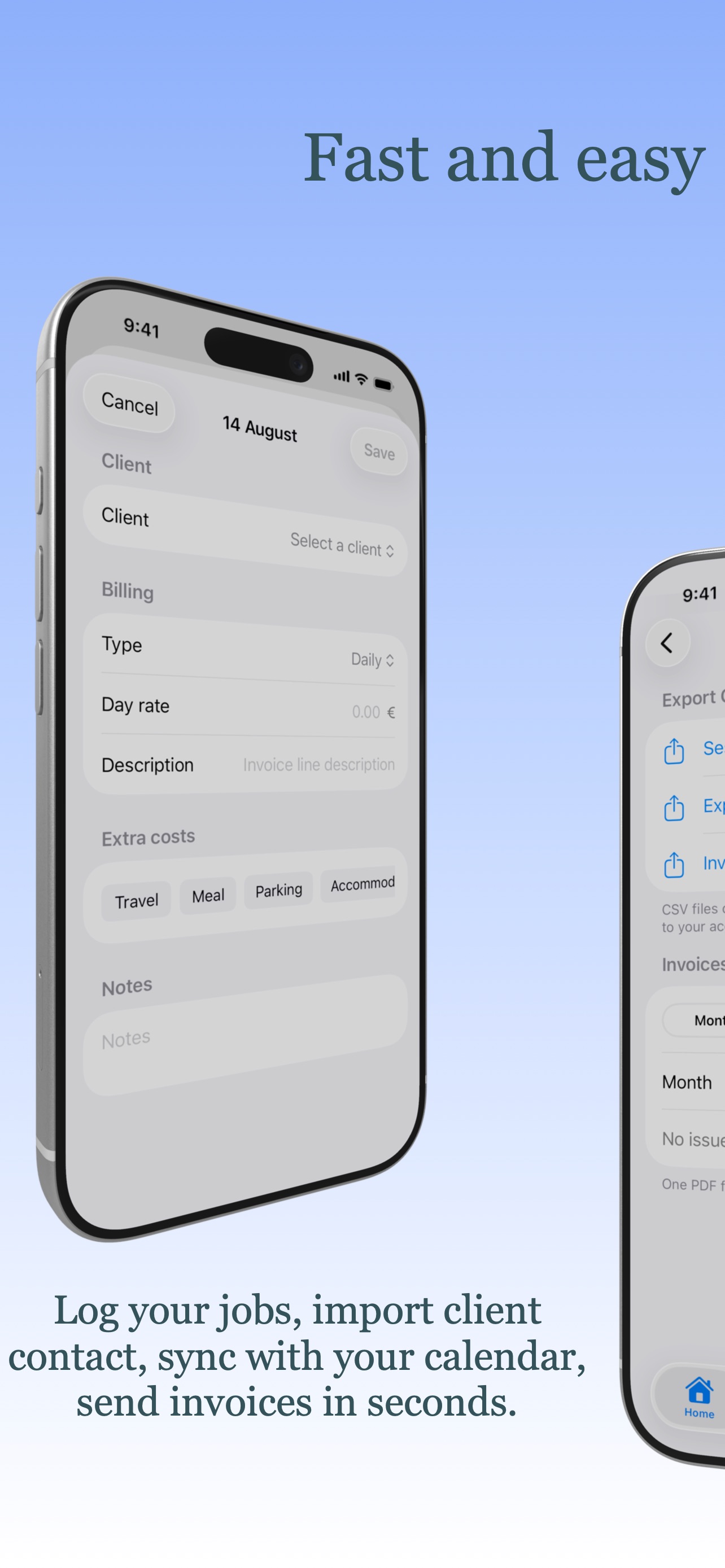 Screenshot 1 of Colibrí: freelancer admin