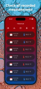Body Temperature App screenshot