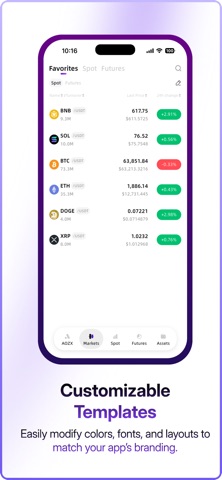 AOZX: Buy BTC & Crypto iPhone screenshot
