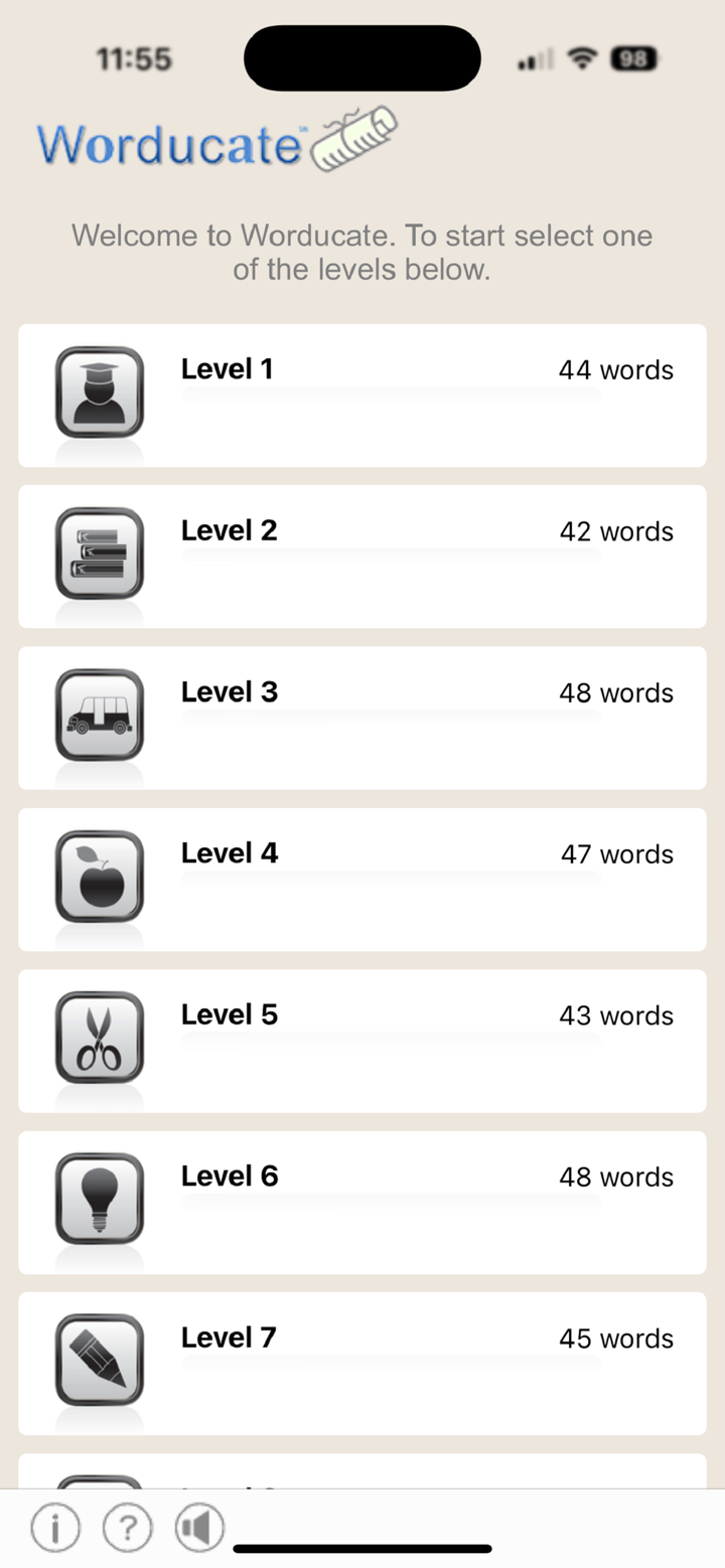 Worducate Vocabulary Builder screenshot 1