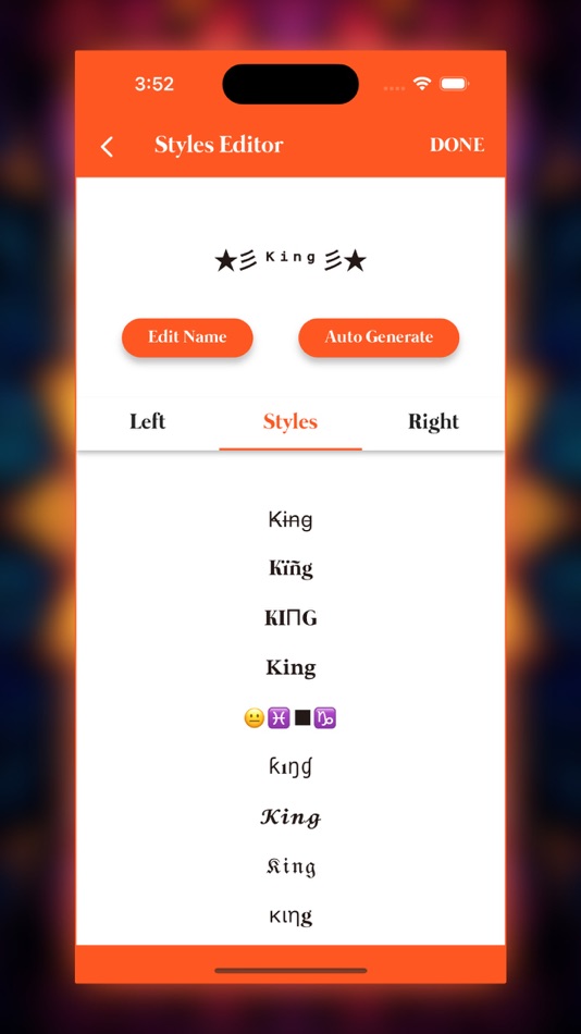 #1. Name Style : Nickname Creator (iOS) 由: Krishnaiah Indyala