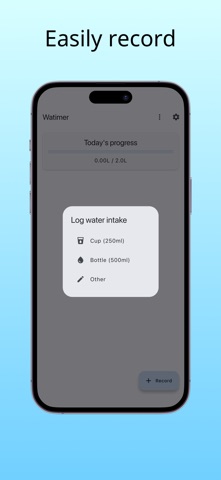 Watimer - Hydration Reminder Screenshot 3 of 4