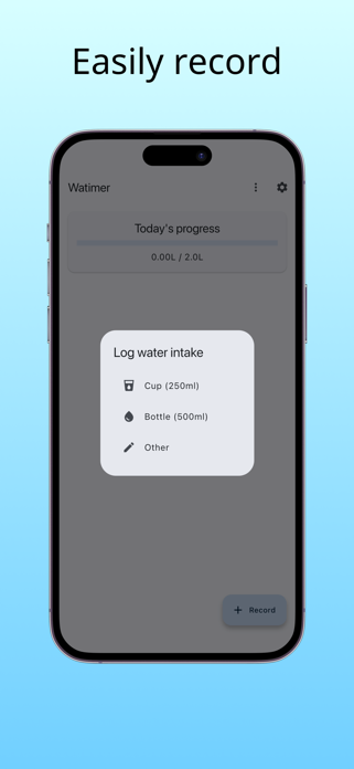 Watimer - Hydration Reminder Screenshot 3 of 4