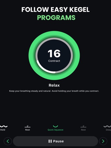 Kegel Trainer: Men's Health iPad screenshot