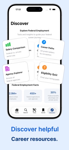 USAJOBS Navigator iPhone screenshot