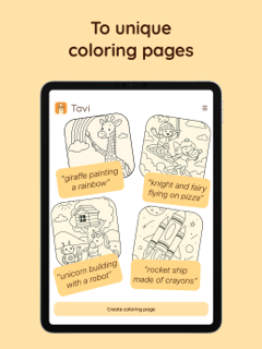 Tavi - Family Coloring Creator screenshot 8