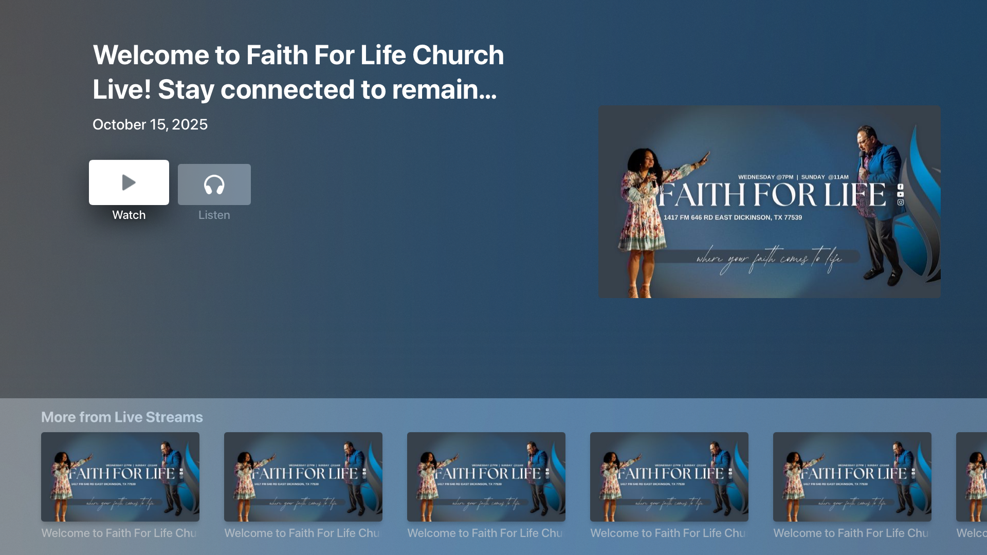 Faith For Life Church screenshot 8