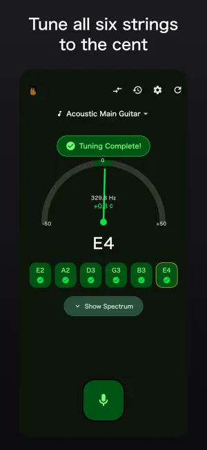 Grainote - Guitar Tuner screenshot 1