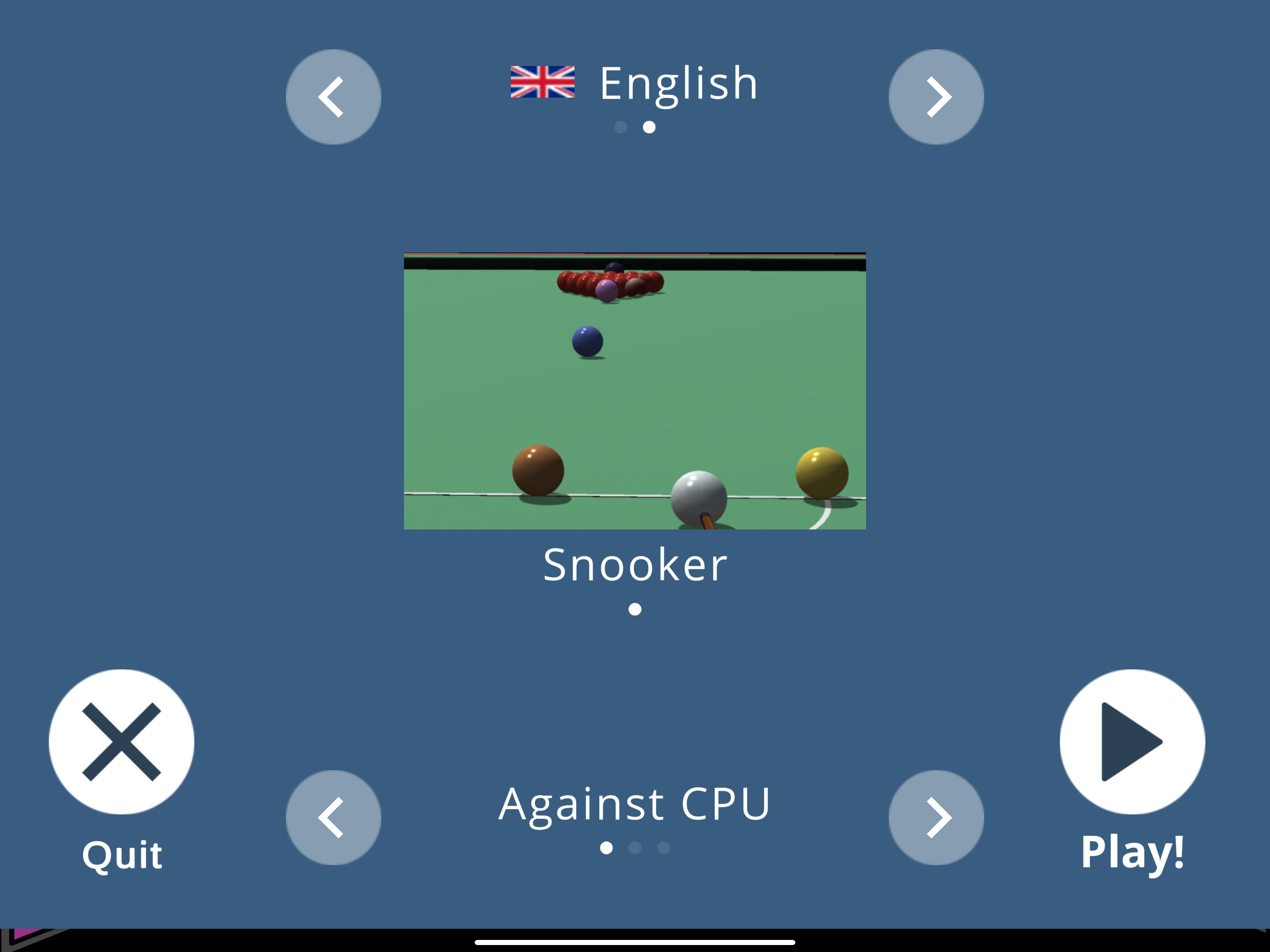 Billiard Games: Snooker
