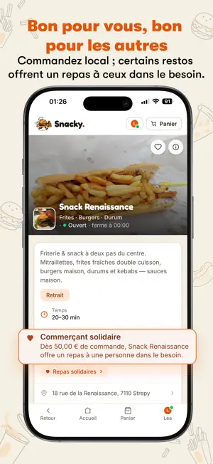 Snacky - Commande & Livraison screenshot 3