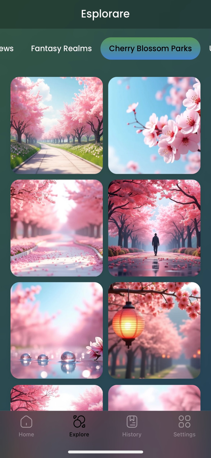 Generatore di Paesaggi AI