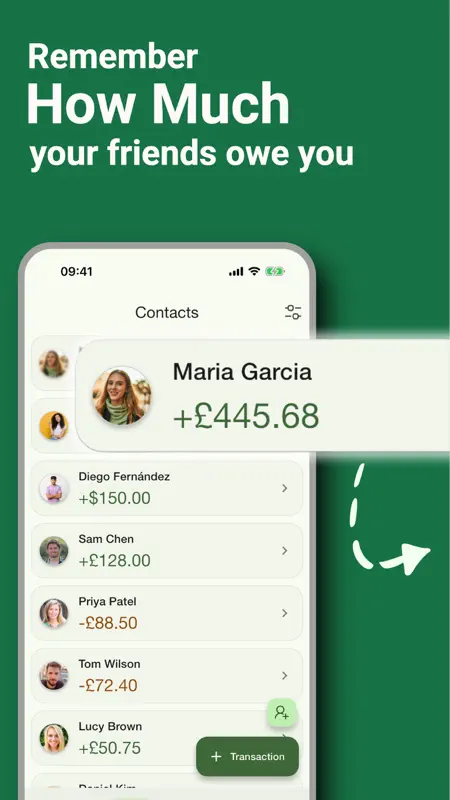PayMeLater Friend Debt Tracker screenshot 1 of 7