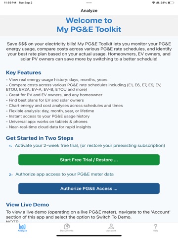 PG&E Toolkit - Pro iPad screenshot