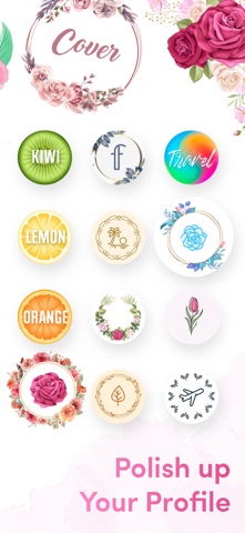 Cover Highlights · Logo maker iPhone screenshot