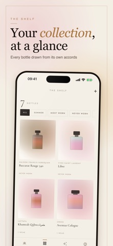 Aromoire: Fragrance Wardrobe iPhone screenshot