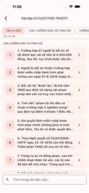 Giải đáp nghiệp vụ xét xử screenshot 4