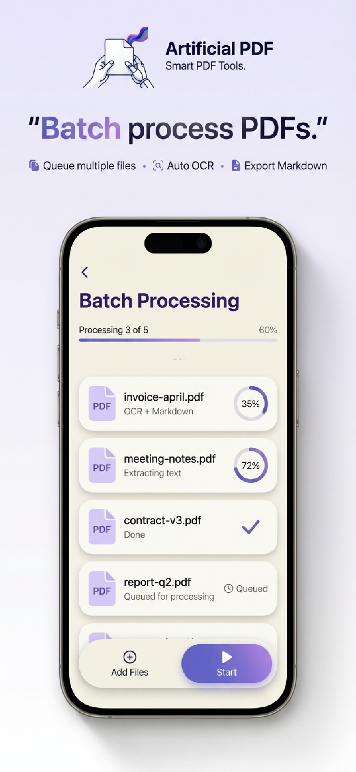 Artificial PDF — PDF to Text screenshot 5